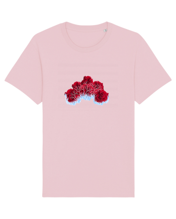 Frozen roses Cotton Pink