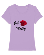 JobHobby Tricou mânecă scurtă guler larg fitted Damă Expresser