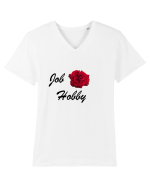 JobHobby Tricou mânecă scurtă guler V Bărbat Presenter