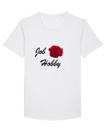 JobHobby Tricou mânecă scurtă guler larg Bărbat Skater