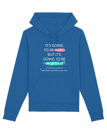 Individual Experiences May Vary Royal Blue