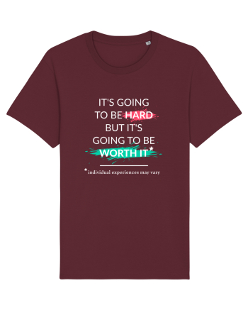 Individual Experiences May Vary Burgundy
