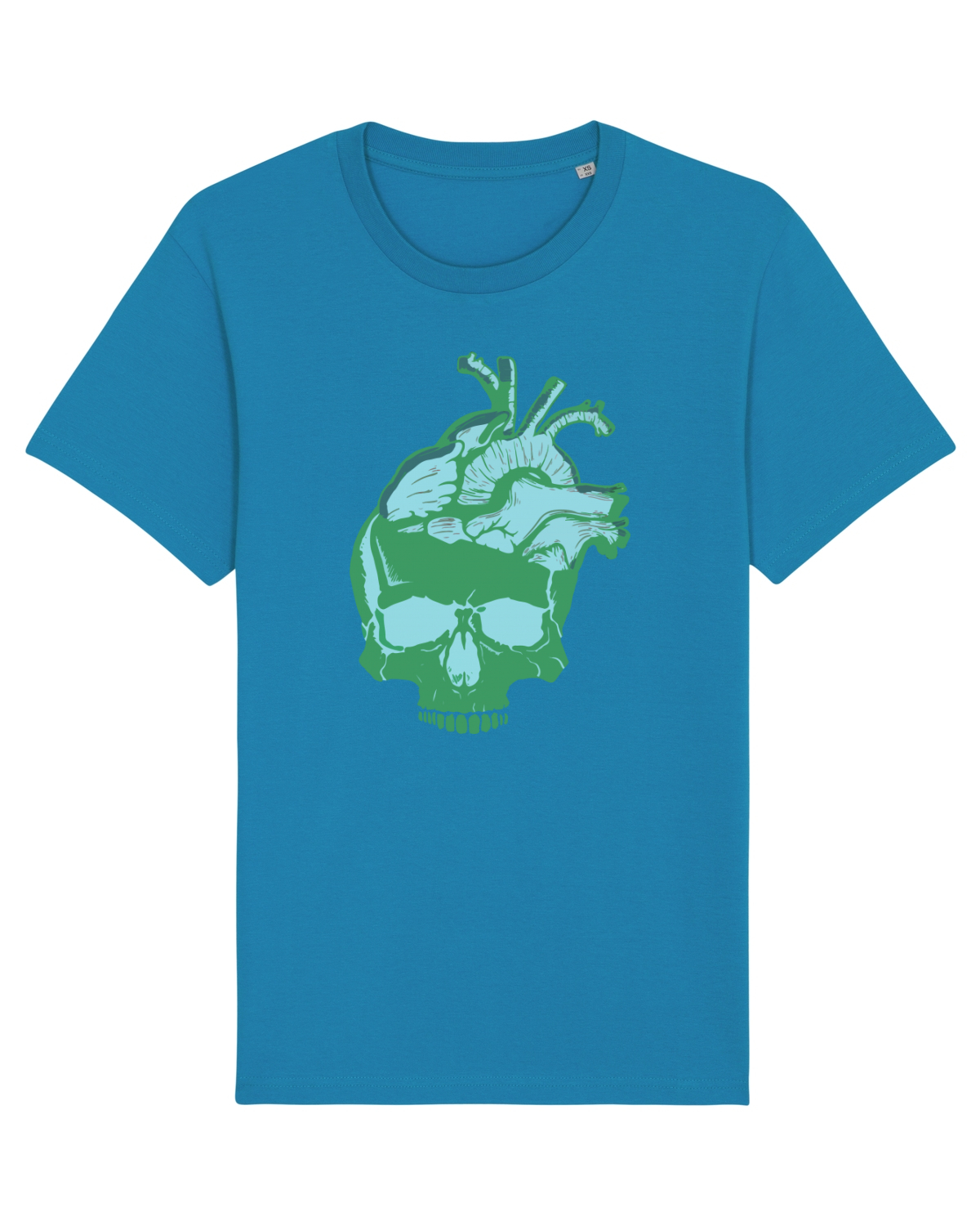 Tricou mânecă scurtă Unisex Rocker Azur