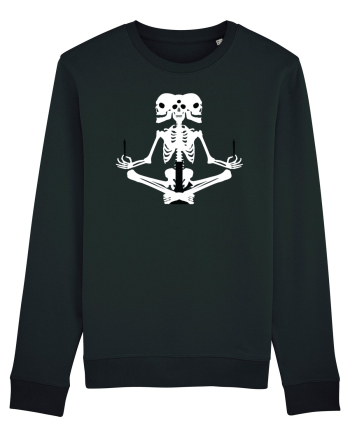 Meditation skeleton (negru/alb) Black