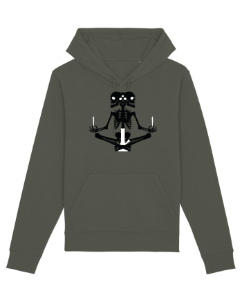 Meditation skeleton (alb/negru) Khaki