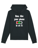 Run, like your phone is at 1% Hanorac Unisex Drummer