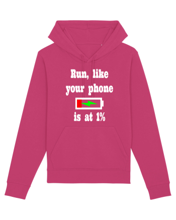 Run, like your phone is at 1% Raspberry