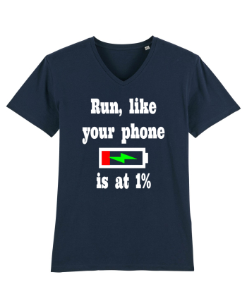 Run, like your phone is at 1% French Navy