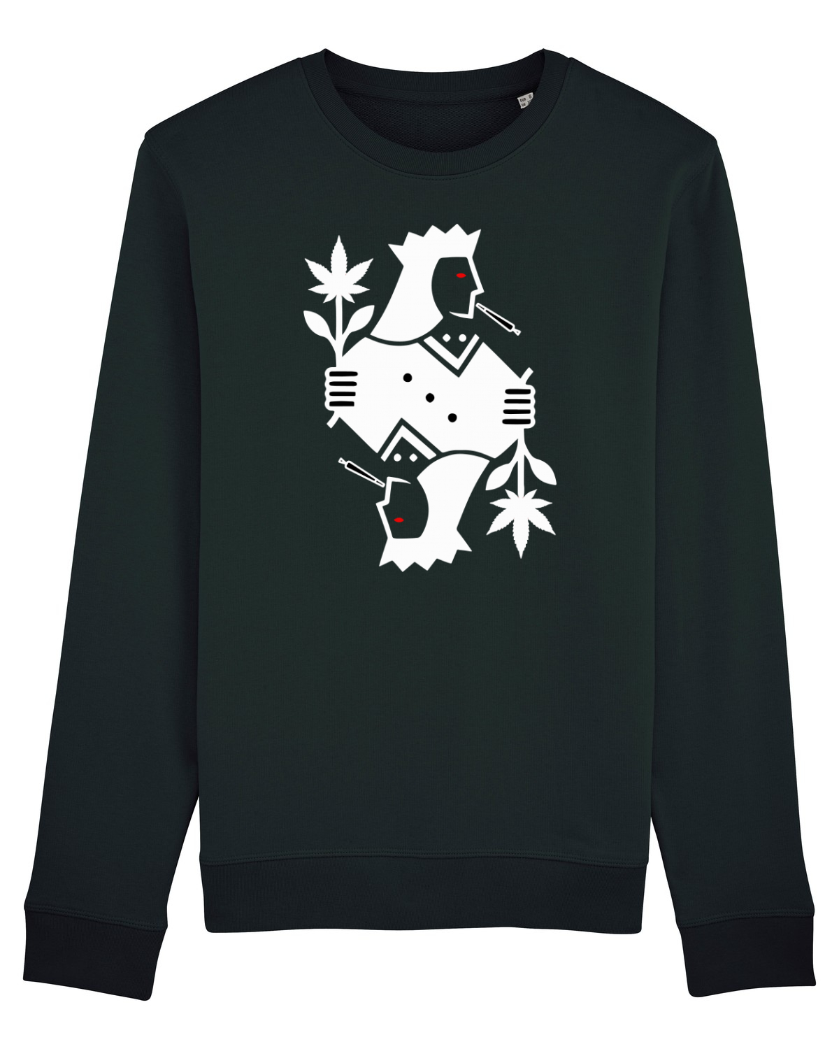 Bluză mânecă lungă Unisex Rise Black