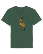 Cerb de Crăciun (el)  Tricou mânecă scurtă Unisex Rocker