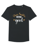Definește “cuminte” Tricou mânecă scurtă guler larg Bărbat Skater
