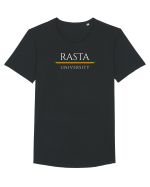 Logo Rasta university Tricou mânecă scurtă guler larg Bărbat Skater