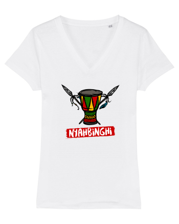 Nyahbinghi Drum White