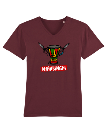 Nyahbinghi Drum Burgundy