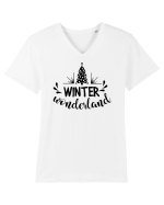 Iarna Tricou mânecă scurtă guler V Bărbat Presenter