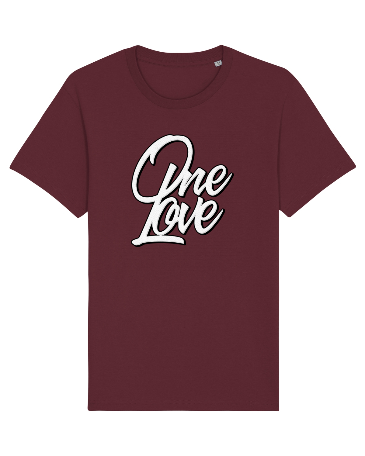Tricou mânecă scurtă Unisex Rocker Burgundy