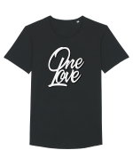 One Love Tricou mânecă scurtă guler larg Bărbat Skater