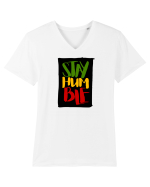 Stay Humble Tricou mânecă scurtă guler V Bărbat Presenter