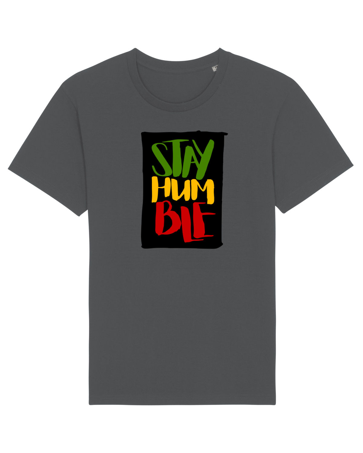 Tricou mânecă scurtă Unisex Rocker Anthracite