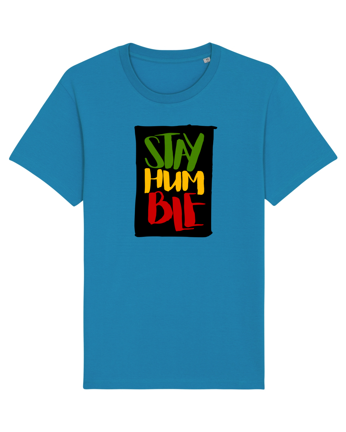 Tricou mânecă scurtă Unisex Rocker Azur