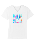 Pull Up Selecta Tricou mânecă scurtă guler V Bărbat Presenter