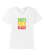Roots Rock Reggae Tricou mânecă scurtă guler V Bărbat Presenter