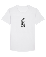 Reggae Lion Tricou mânecă scurtă guler larg Bărbat Skater