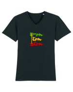 Iron Lion Zion Tricou mânecă scurtă guler V Bărbat Presenter