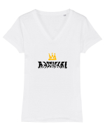 Rastafari Tricou mânecă scurtă guler V Damă Evoker
