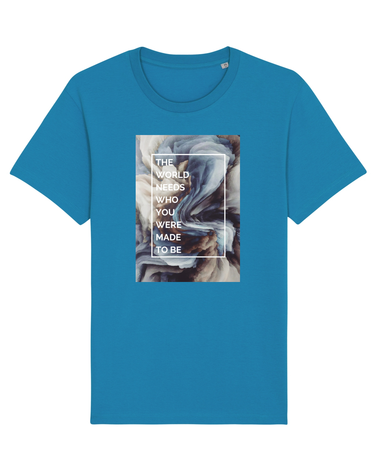 Tricou mânecă scurtă Unisex Rocker Azur