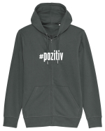 #pozitiv Hanorac cu fermoar Unisex Connector
