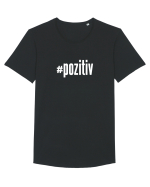 #pozitiv Tricou mânecă scurtă guler larg Bărbat Skater