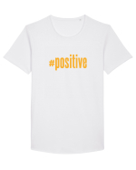 #positive Tricou mânecă scurtă guler larg Bărbat Skater