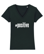 #positive Tricou mânecă scurtă guler V Damă Evoker