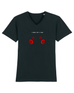 I wanna play a game Tricou mânecă scurtă guler V Bărbat Presenter