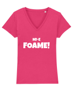 Mi-e FOAME! Tricou mânecă scurtă guler V Damă Evoker