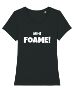 Mi-e FOAME! Tricou mânecă scurtă guler larg fitted Damă Expresser