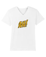 AH! Tricou mânecă scurtă guler V Bărbat Presenter