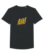 AH! Tricou mânecă scurtă guler larg Bărbat Skater