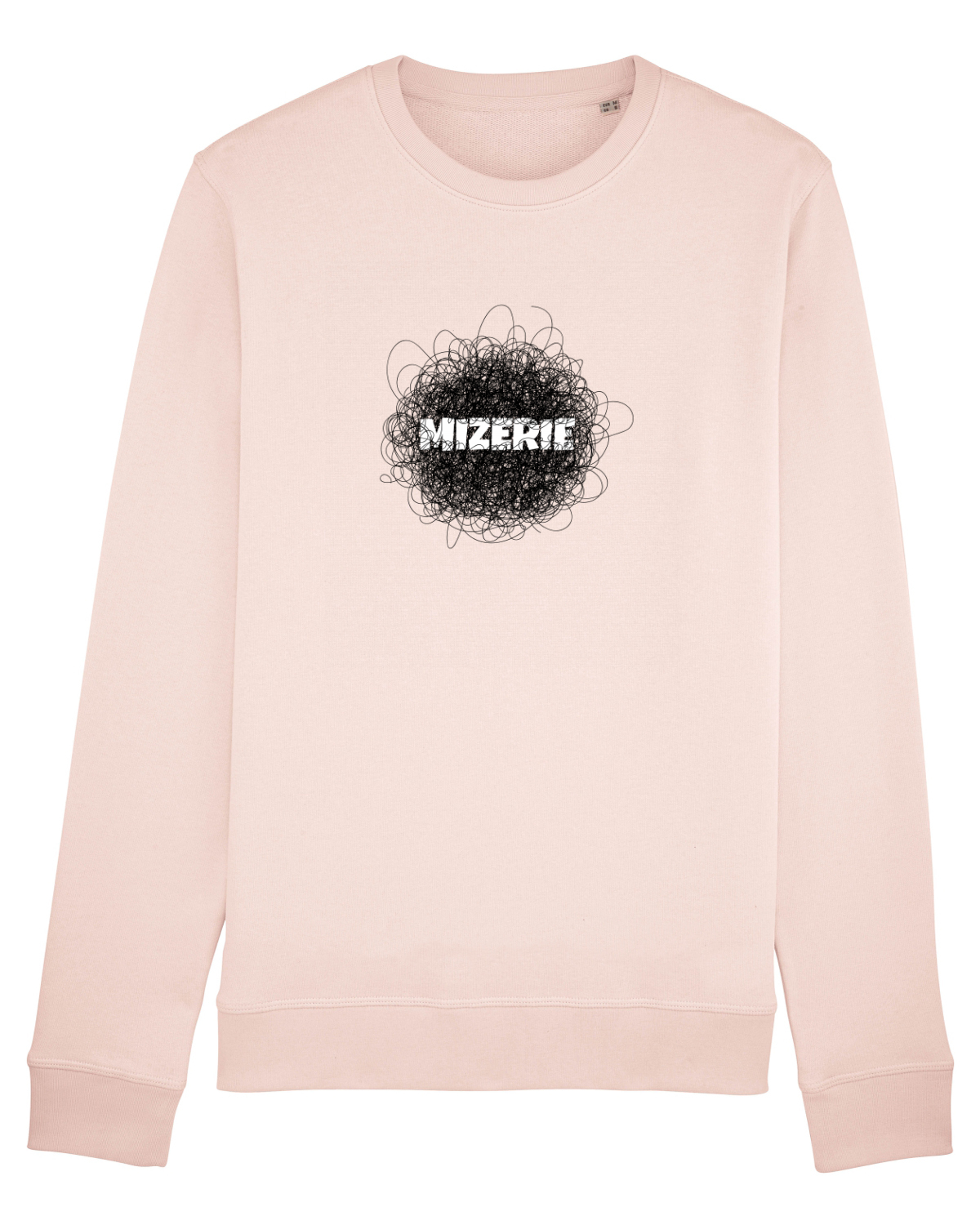 Bluză mânecă lungă Unisex Rise Candy Pink