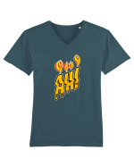 AH! Tricou mânecă scurtă guler V Bărbat Presenter