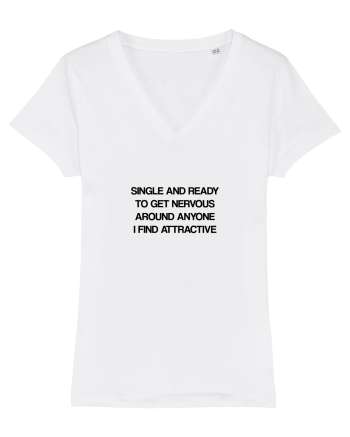 Single and ready White
