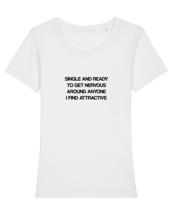 Single and ready White