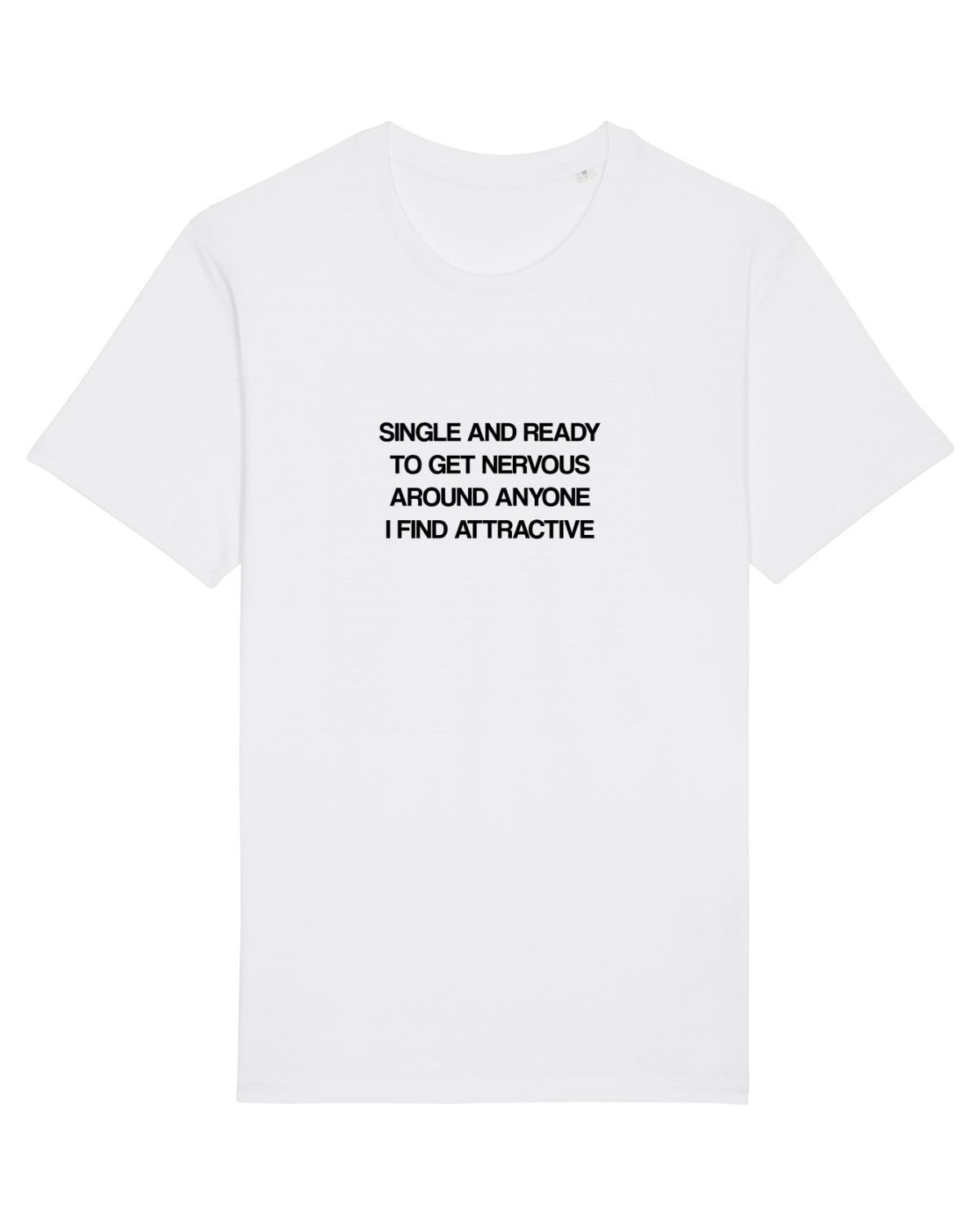 Tricou mânecă scurtă Unisex Rocker White