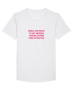 Single and ready Tricou mânecă scurtă guler larg Bărbat Skater