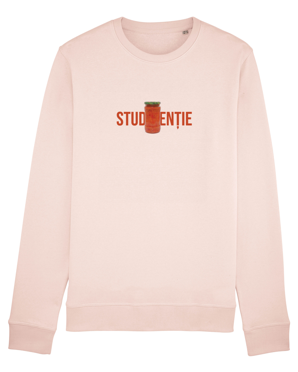 Bluză mânecă lungă Unisex Rise Candy Pink