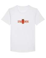 Studentie Tricou mânecă scurtă guler larg Bărbat Skater