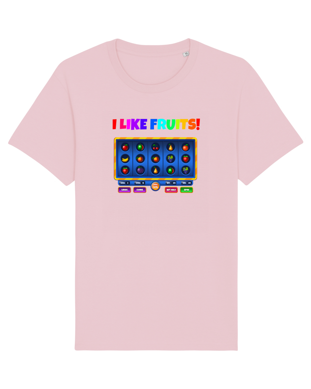 Tricou mânecă scurtă Unisex Rocker Cotton Pink