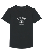 It's OK to cry Tricou mânecă scurtă guler larg Bărbat Skater