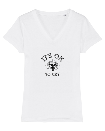 It's OK to cry White